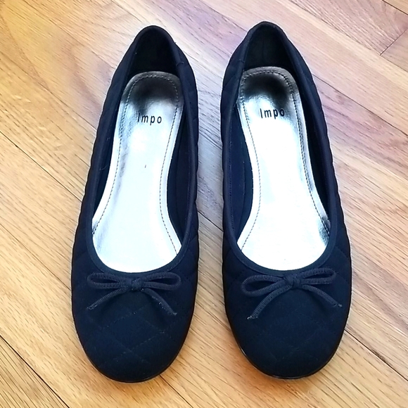 Black Ballet Flats - Picture 1 of 8